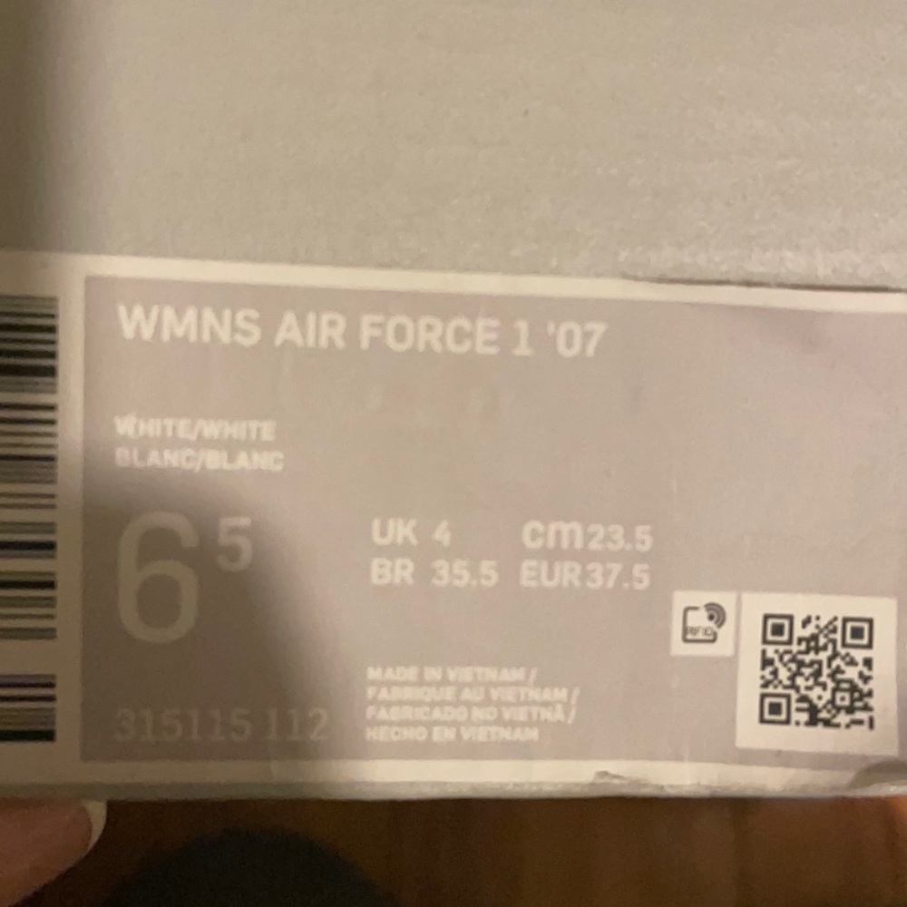 Custom AF1 GG Ghost print